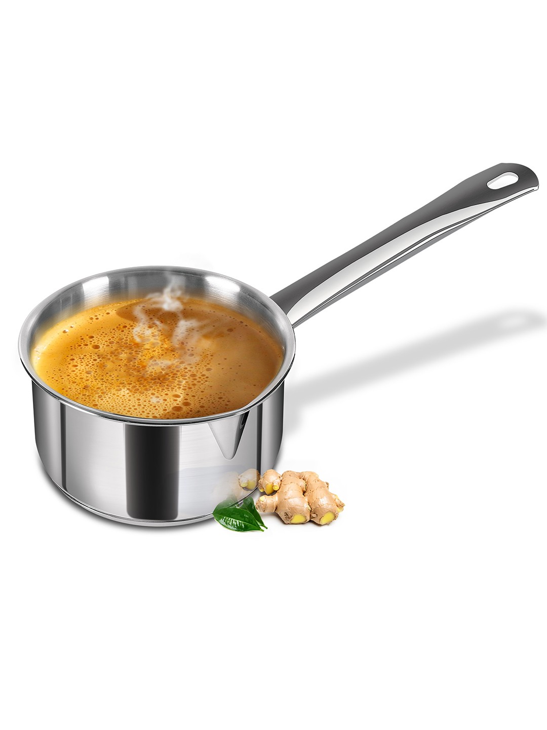 

Milton Pro Cook Stainless Steel Sandwich Bottom Induction Pan 14 cm-1.2L, Silver