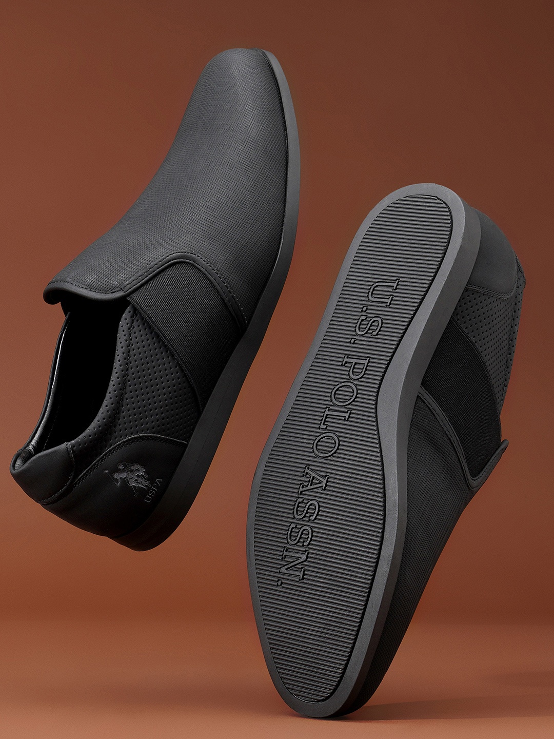 

U.S. Polo Assn. Black SERGIO 2.0 Slip-On Sneakers