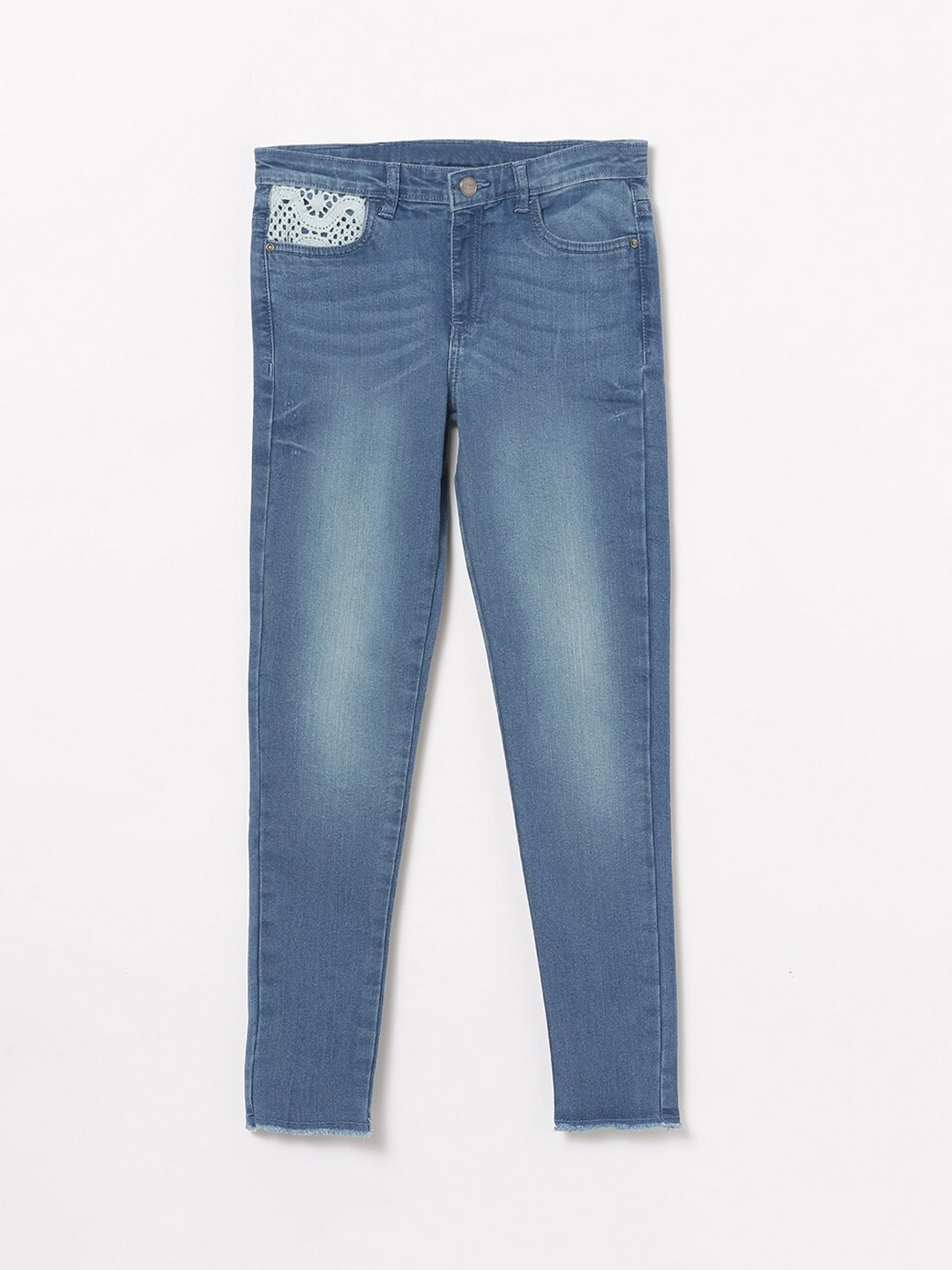 

Fame Forever by Lifestyle Girls Blue Comfort Light Fade Jeans