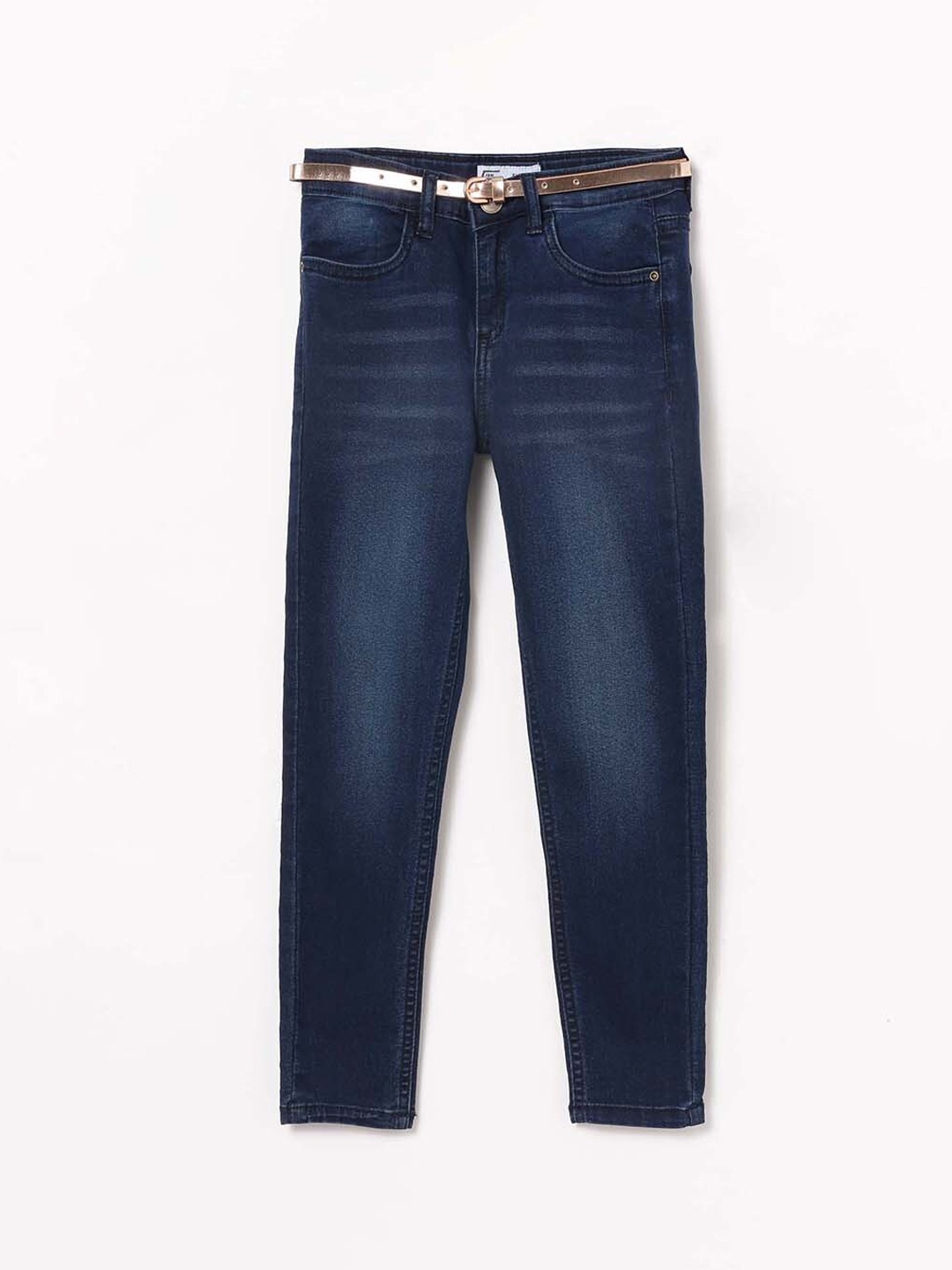 

Fame Forever by Lifestyle Girls Blue Light Clean Look Fade Jeans