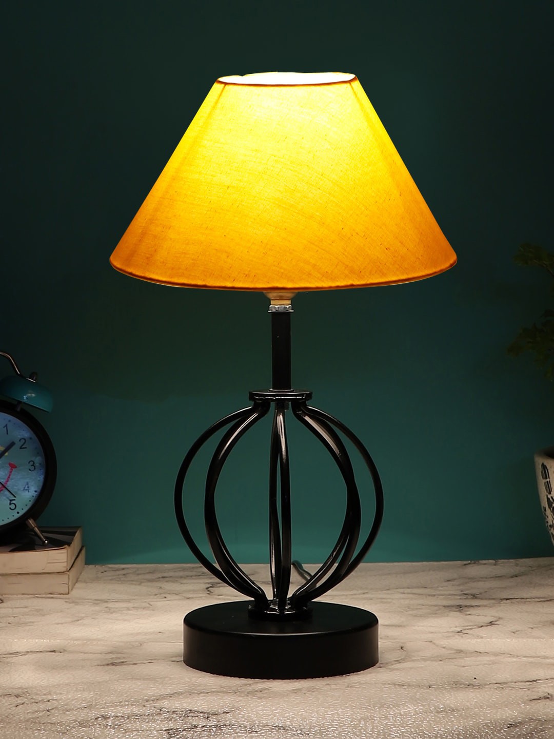 

Devansh Solid Iron Table Lamps, Yellow