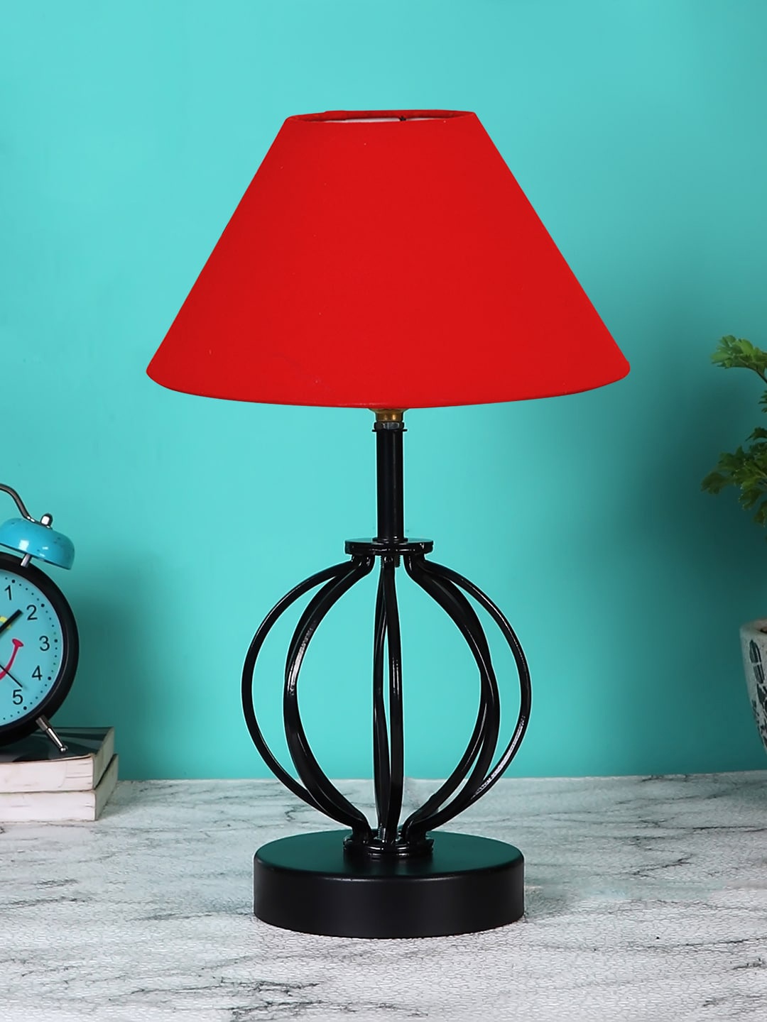 

DevanshSolid Table Lamps, Red