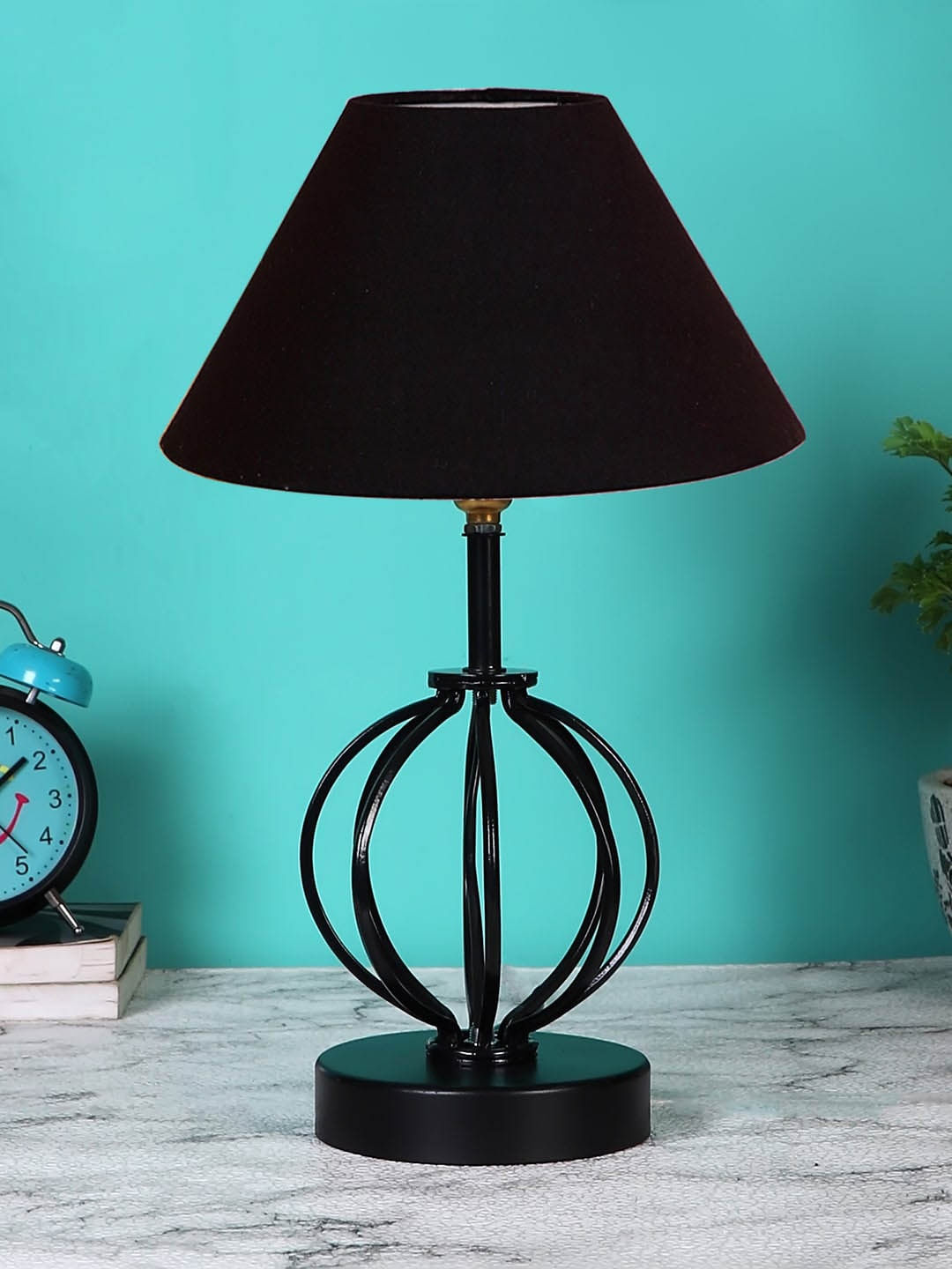 

Devansh Solid Table Lamps, Black