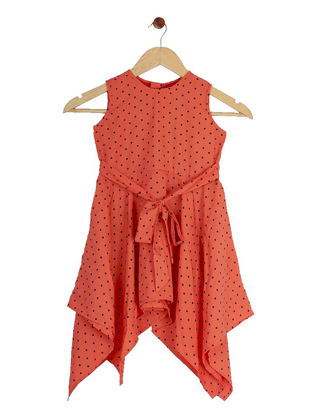 

Blooming flowers Floral Crepe A-Line Dress, Red