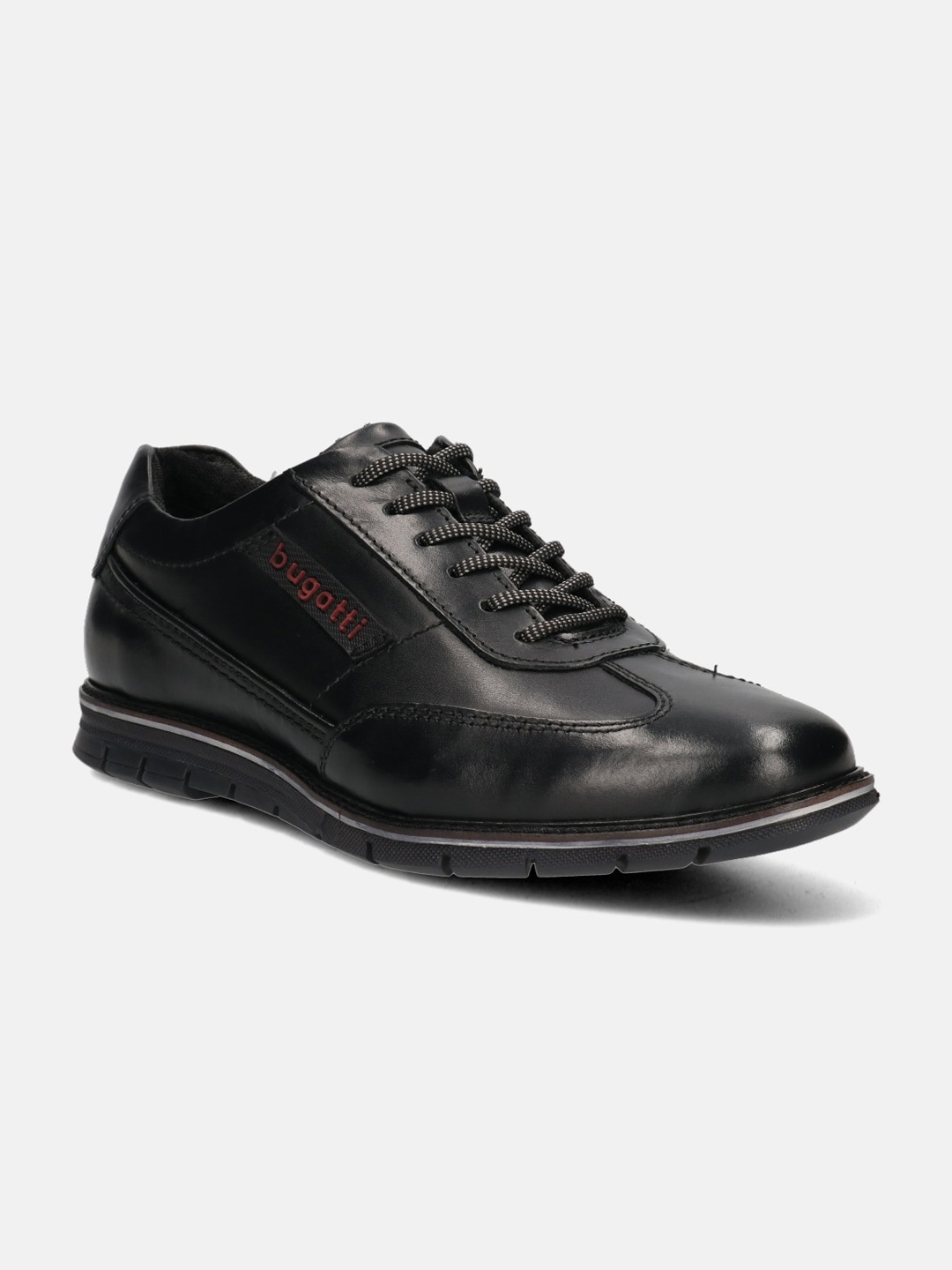 

Bugatti Men Solid Formal Oxfords, Black