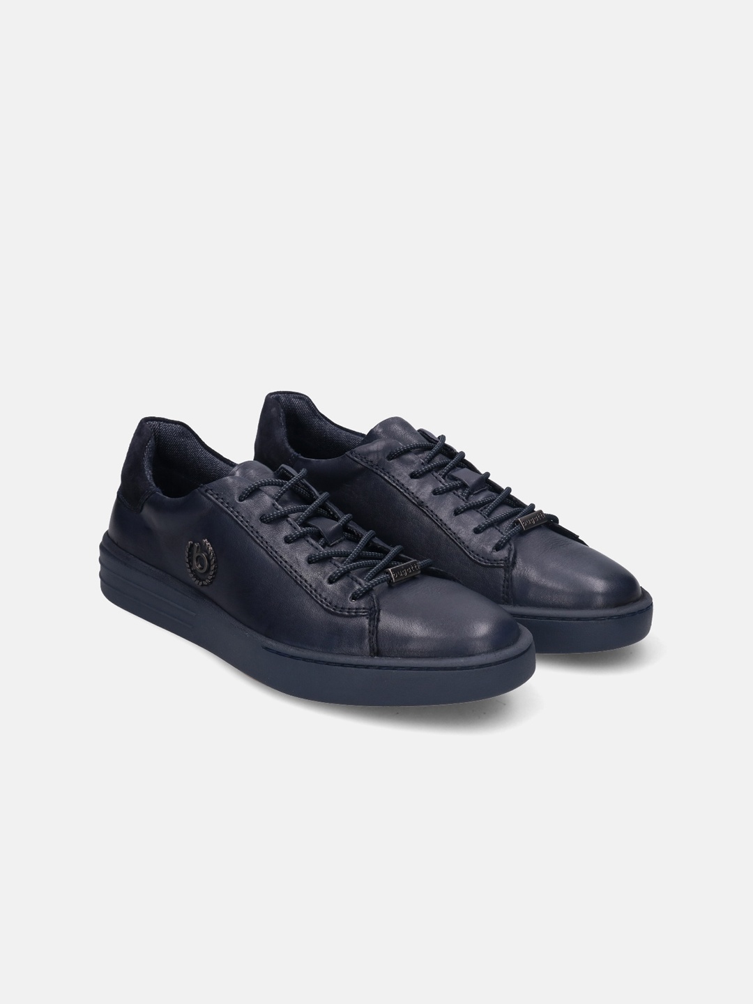 

Bugatti Men Leather Sneakers, Navy blue