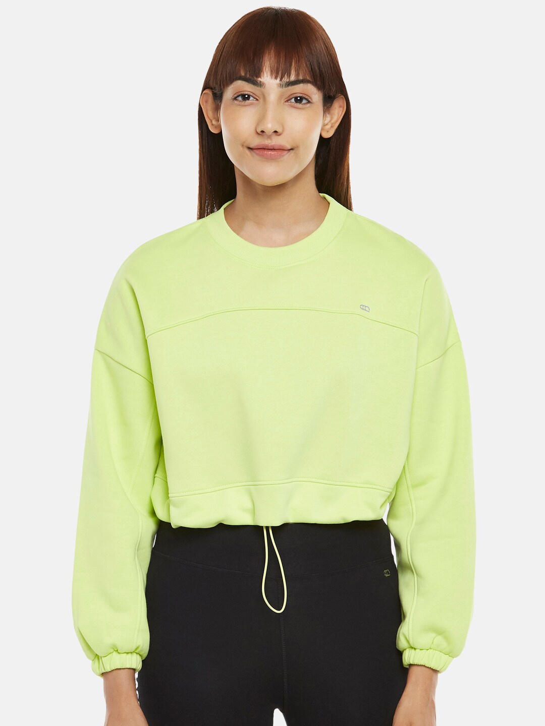

Ajile by Pantaloons Women Sweatshirt, Lime green