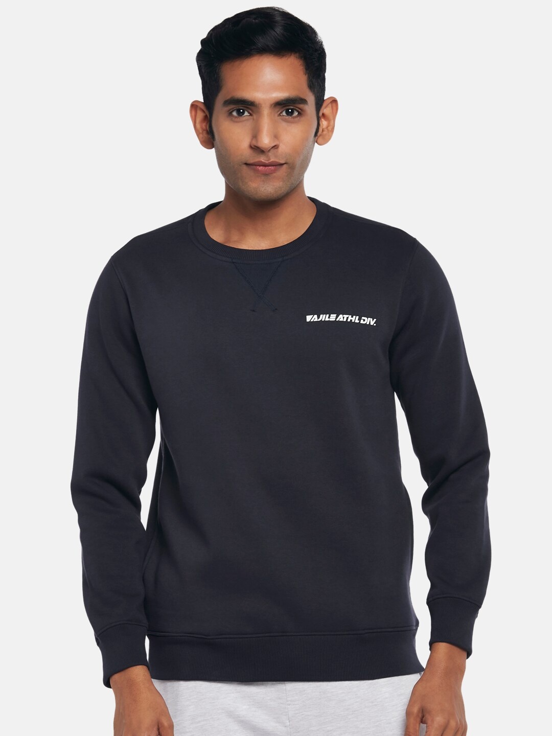 

Ajile by Pantaloons Men Sweatshirt, Navy blue