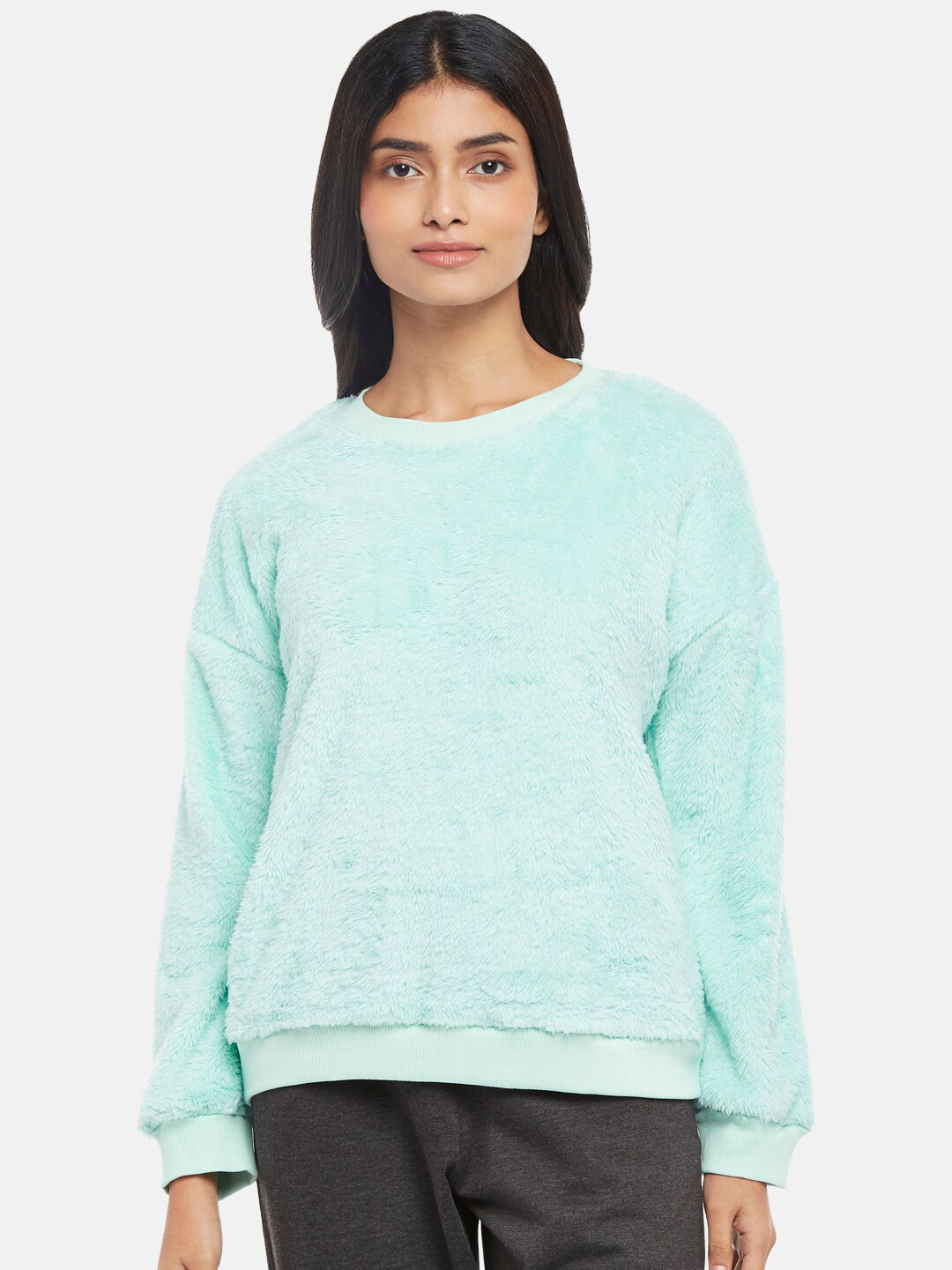 

Dreamz by Pantaloons Women Blue Sweatshirt