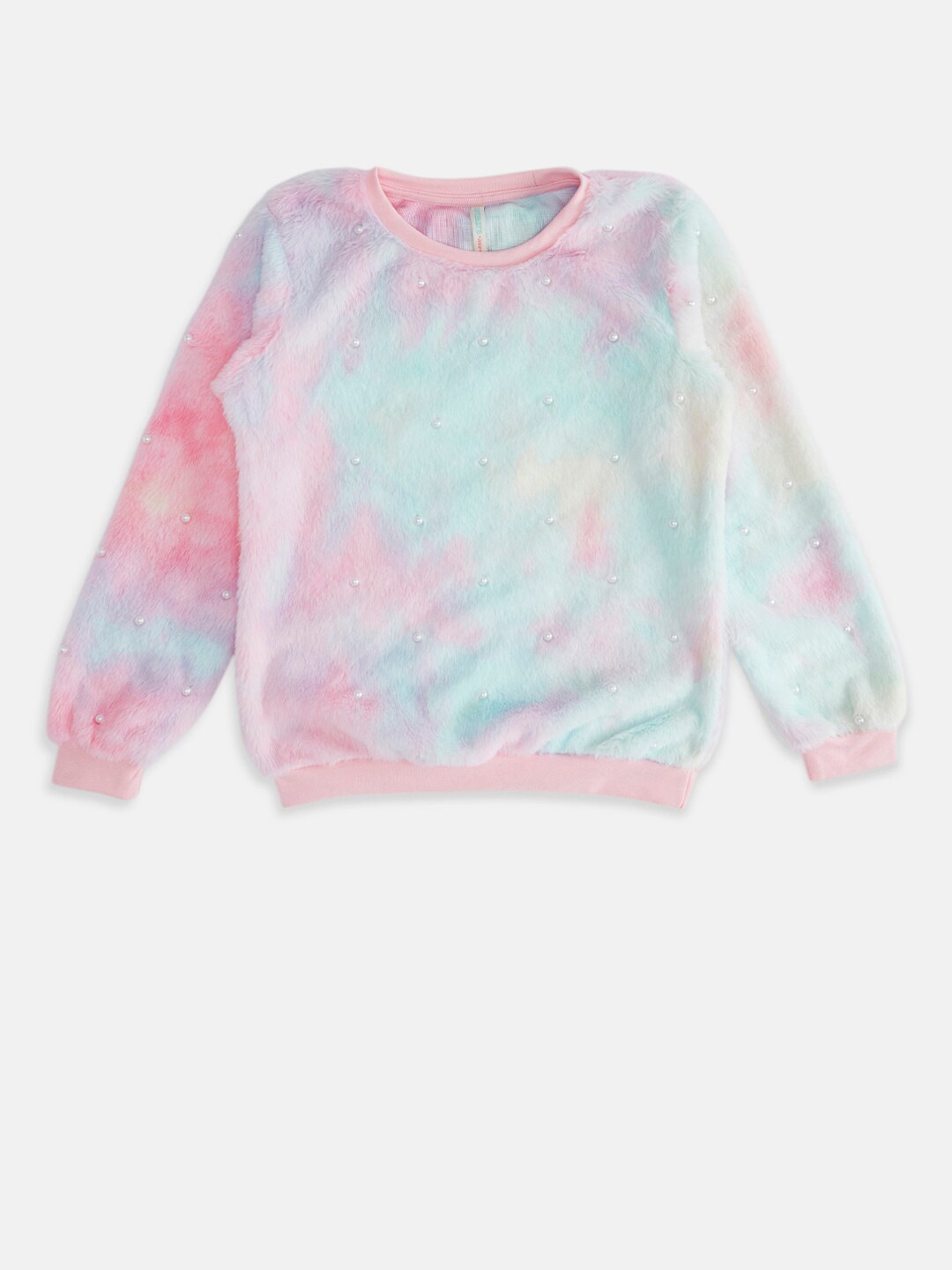 

Pantaloons Junior Girls Printed Sweatshirt, Pink