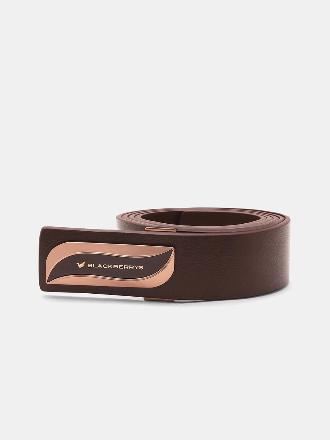 

Blackberrys Men Brown Leather Formal Belt