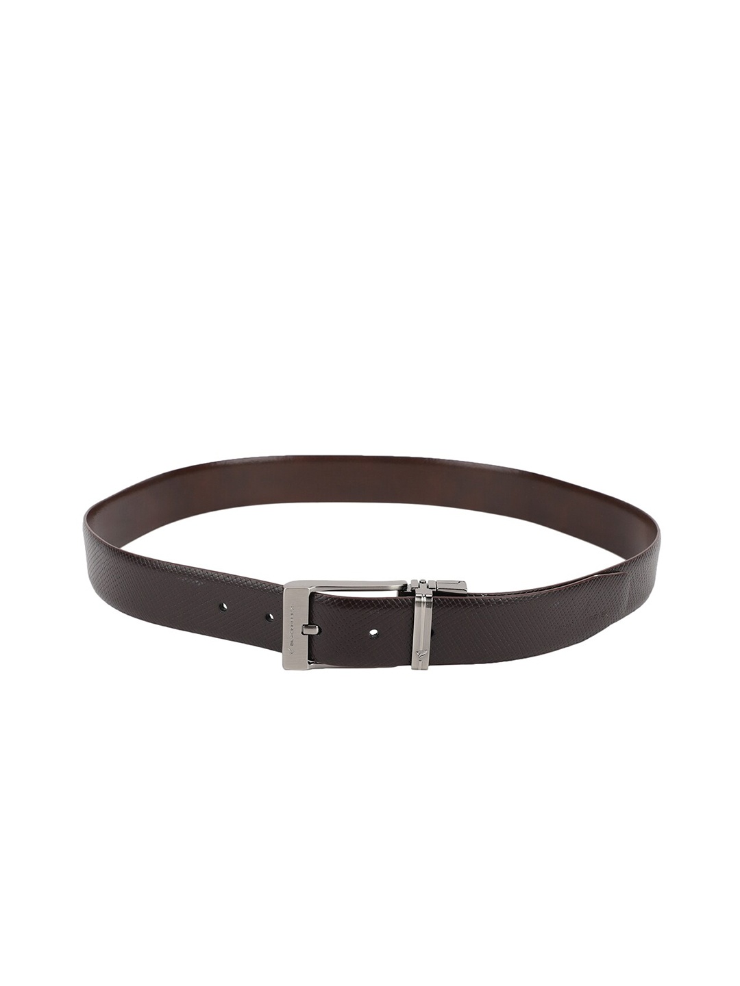 

Blackberrys Men Reversible Textured Leather Formal Belt, Brown