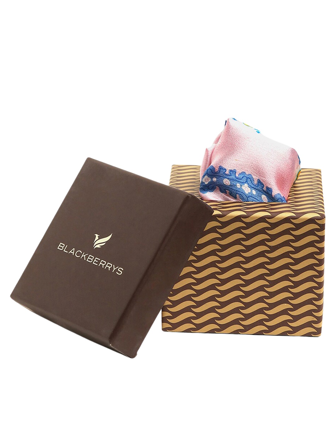

Blackberrys Men Printed Pocket Squares, Pink