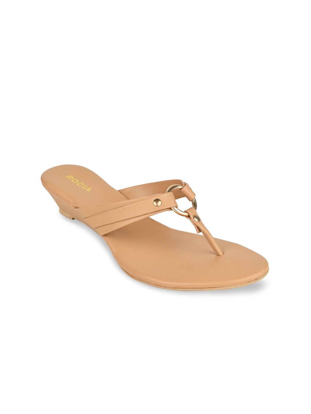 

Rocia Women T-Strap Flats, Beige