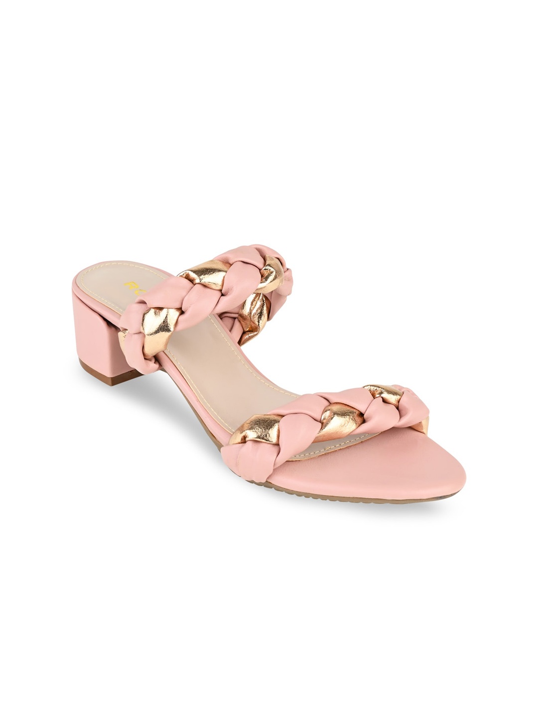 

Rocia Embellished Block Heels, Pink