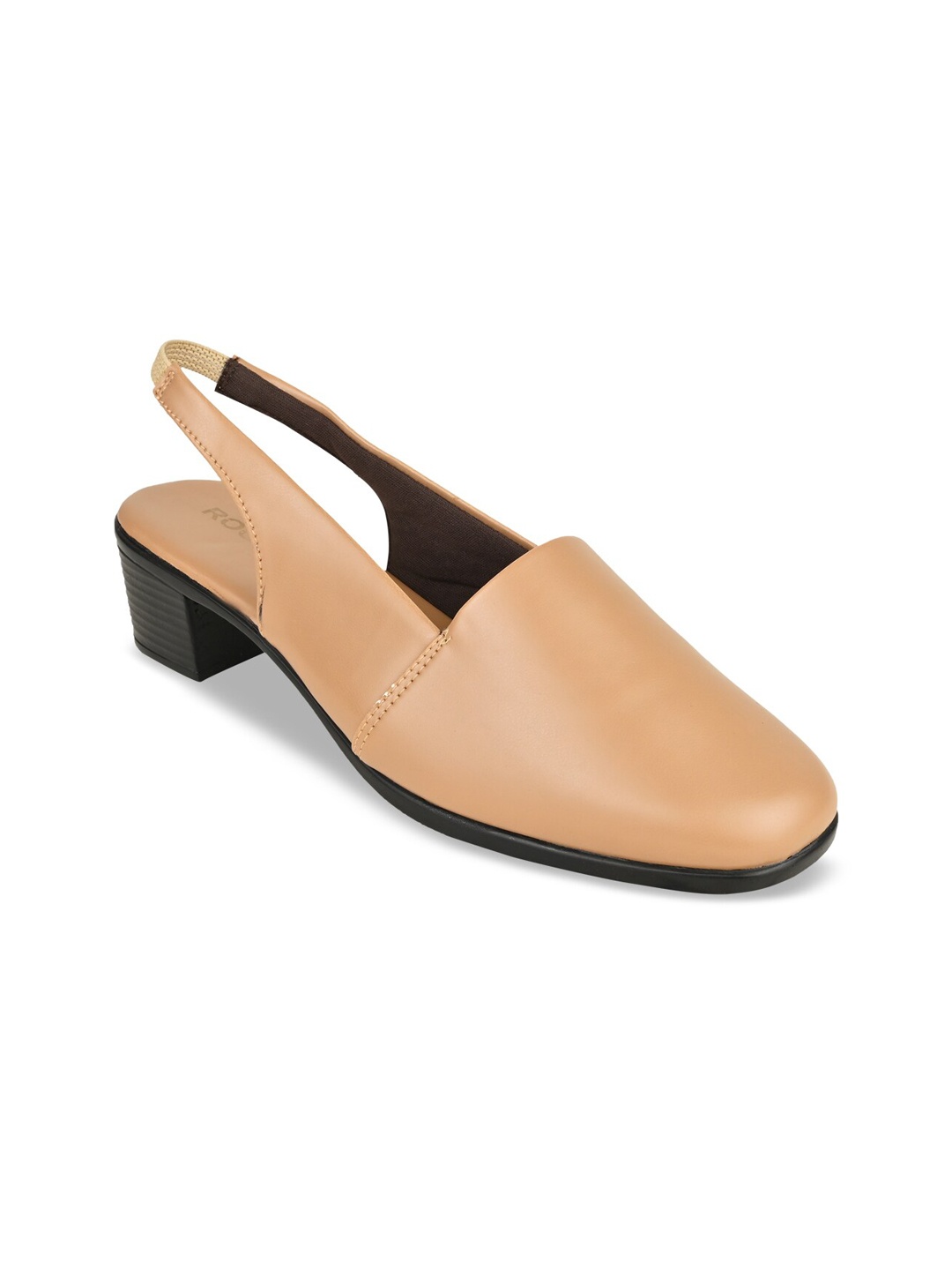

Rocia Solid Block Pumps, Beige