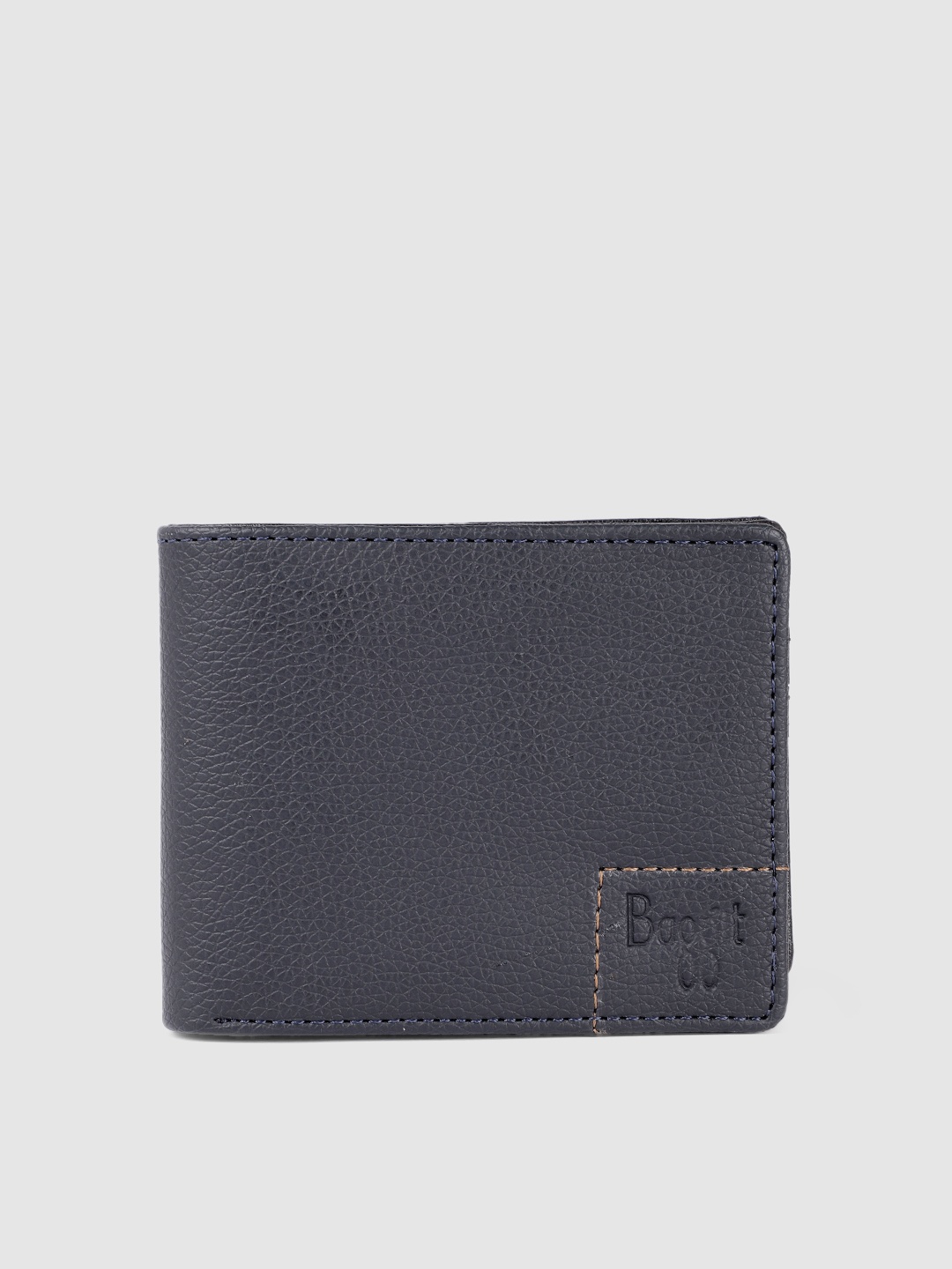 

Baggit Men Blue Solid Two Fold Wallet