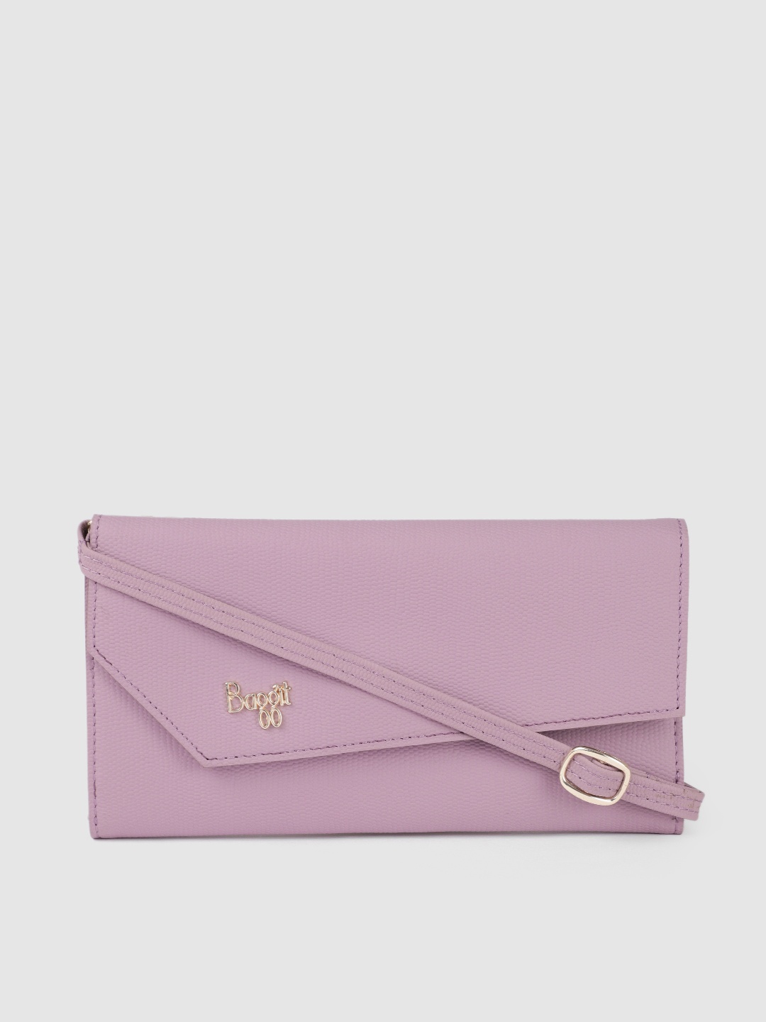 

Baggit Women Purple Textured Envelope