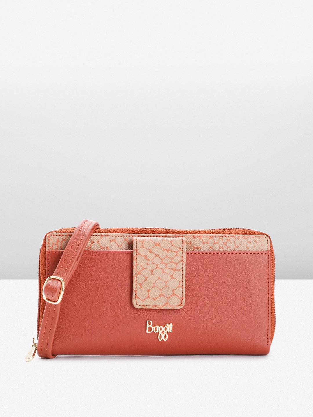 

Baggit Women Zip Around Wallet, Red