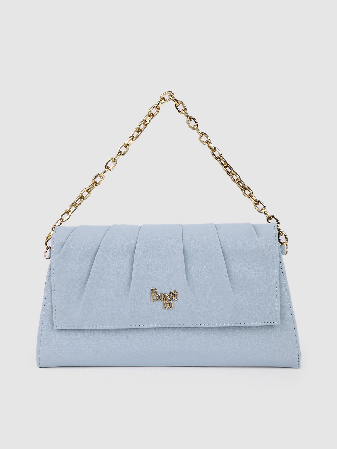 

Baggit Women Blue Solid Three Fold Wallet