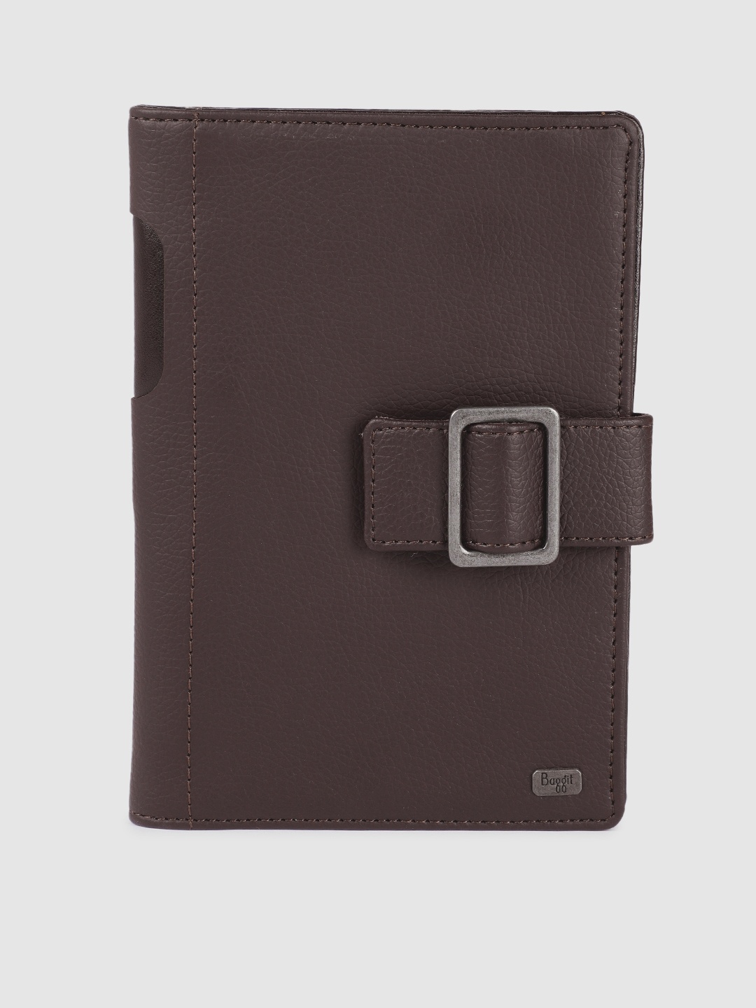 

Baggit Men Brown Solid Passport Holder