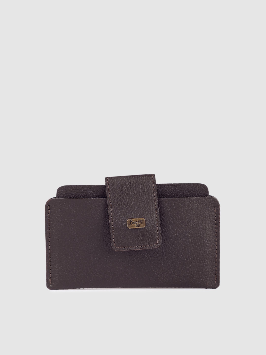 

Baggit Men Brown Solid Card Holder