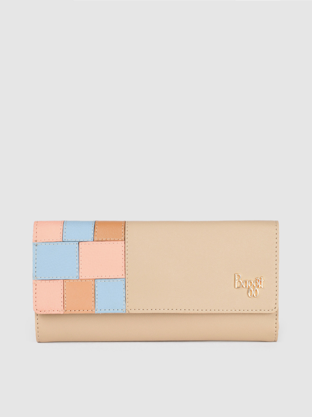 

Baggit Women Colourblocked Three Fold Wallet, Multi