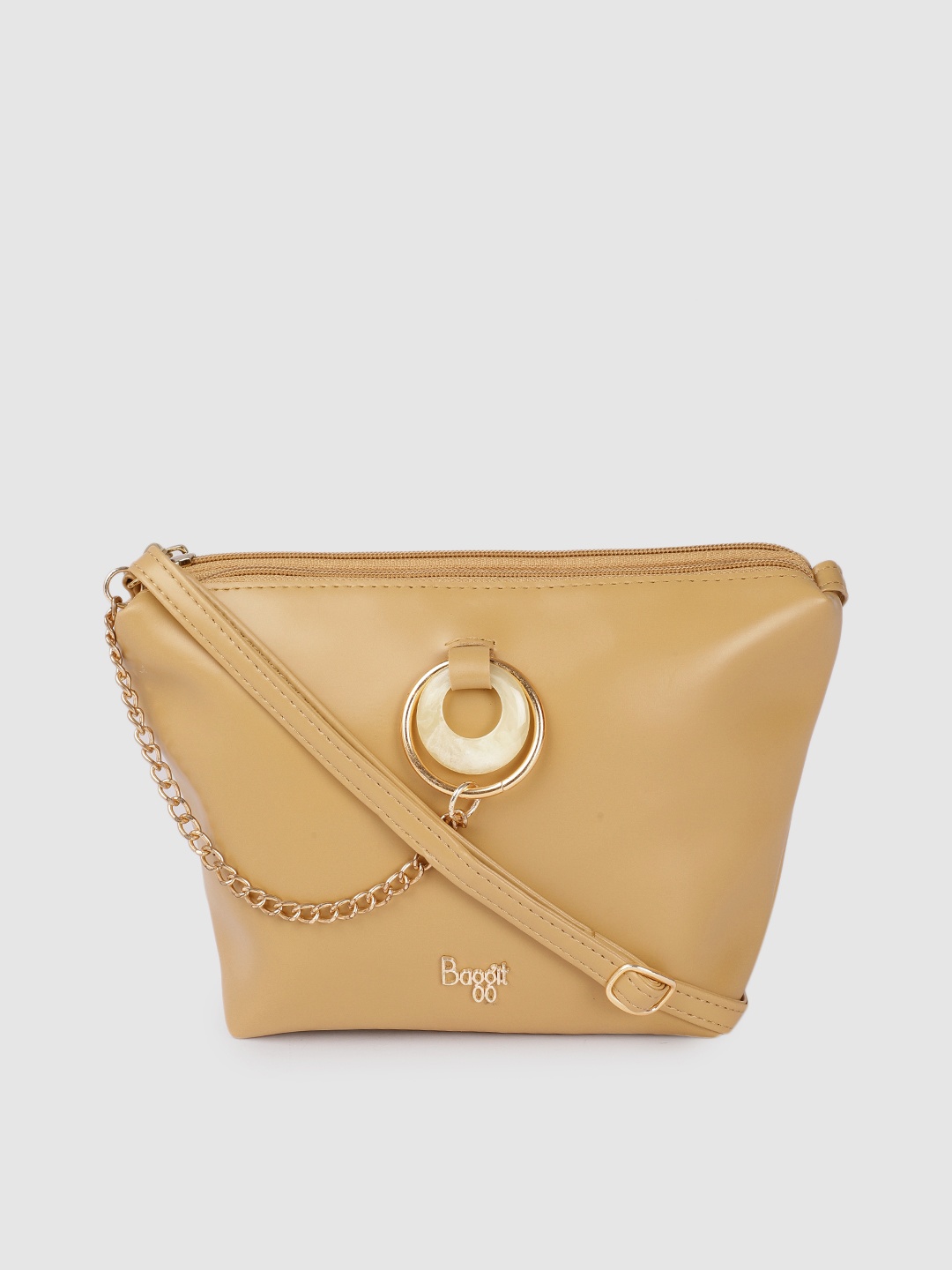 

Baggit Yellow Solid Sling Bag