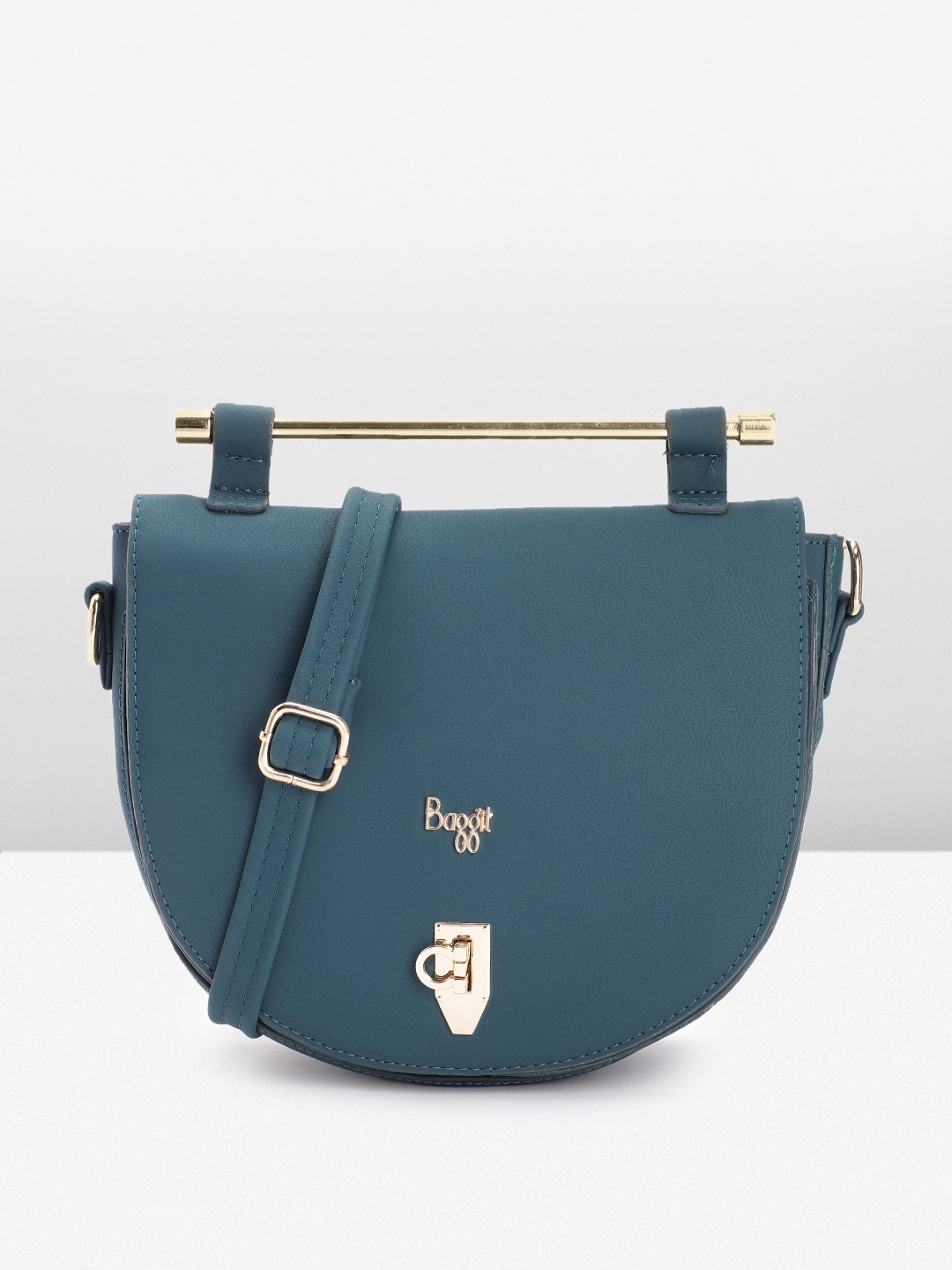

Baggit Half Moon Satchel, Teal