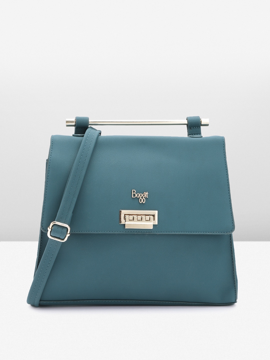 

Baggit Structured Satchel, Teal