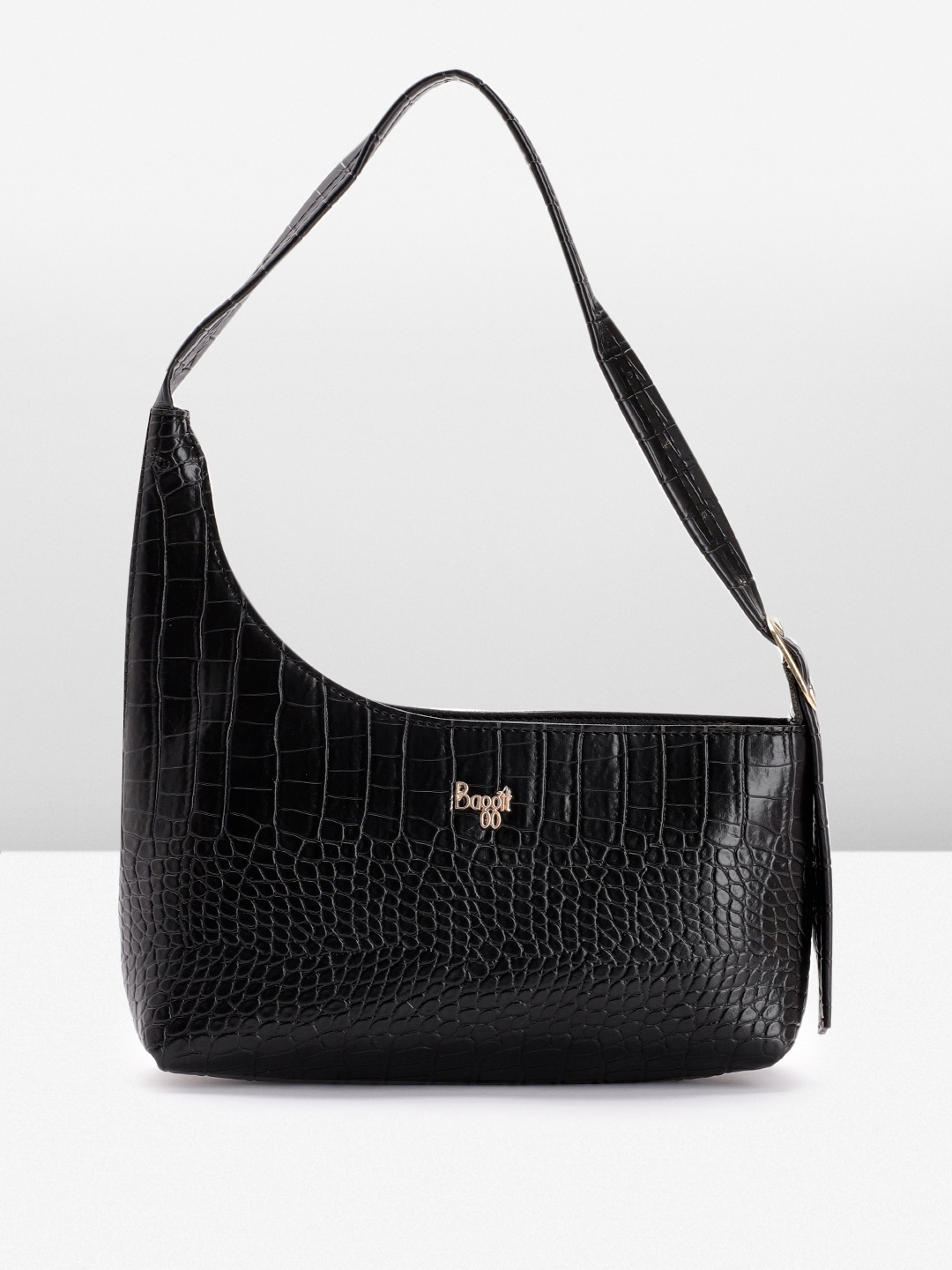 

Baggit Textured Shoulder Bag, Black