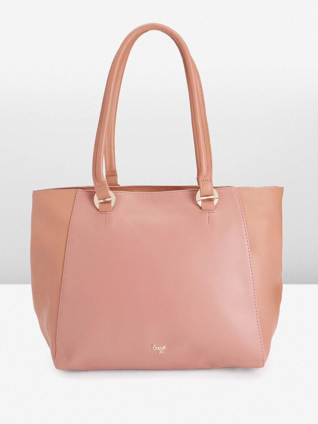 

Baggit Colourblocked Structured Shoulder Bag, Pink