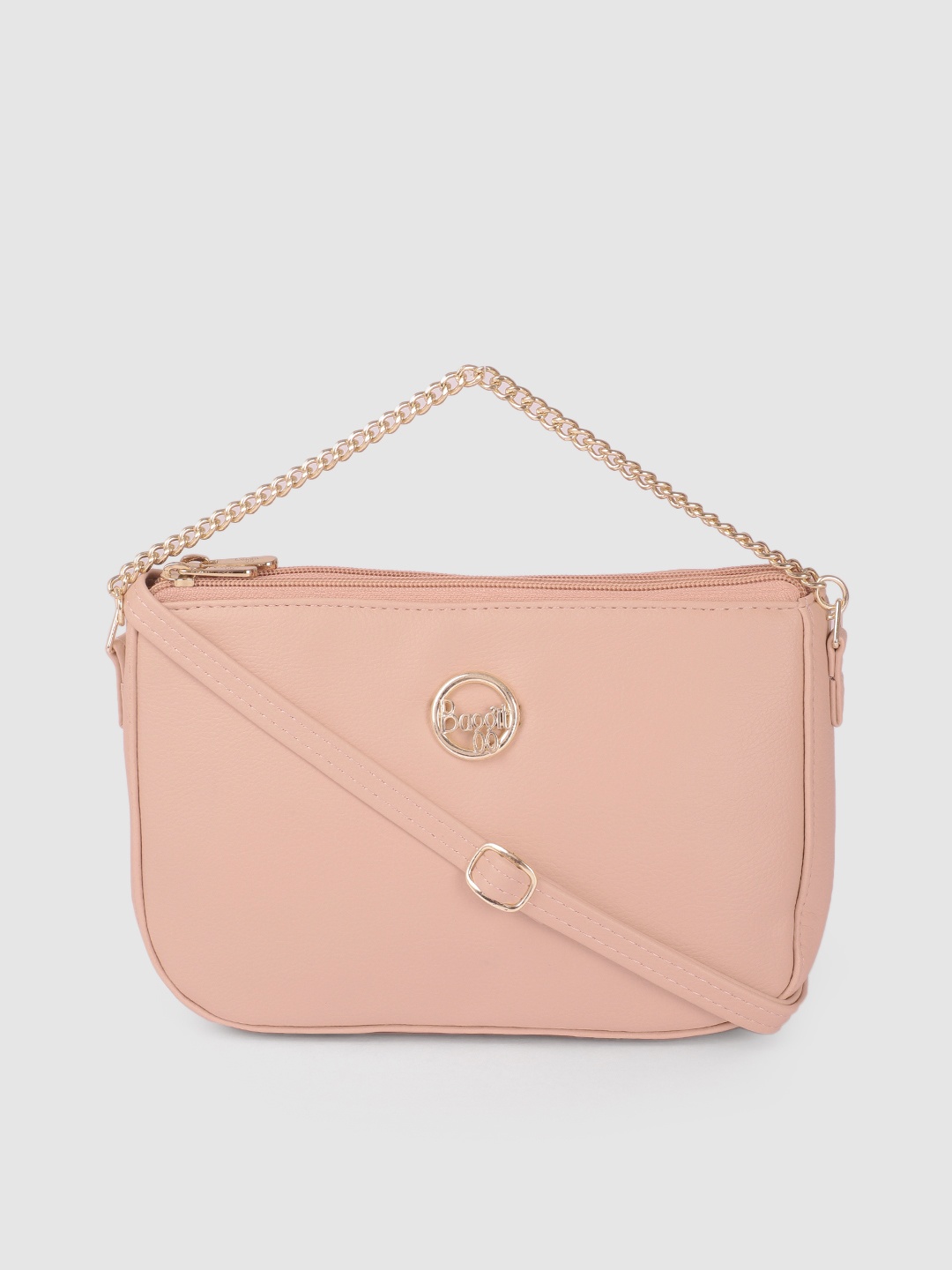 

Baggit Pink Solid Sling Bag