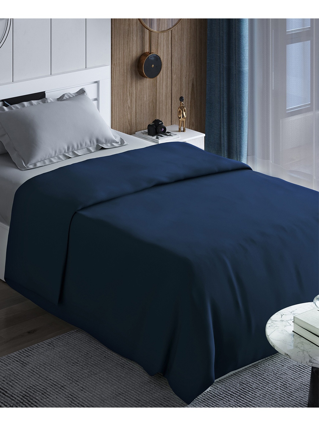 

Home Centre Summer 233 GSM Single Bed Blanket, Blue