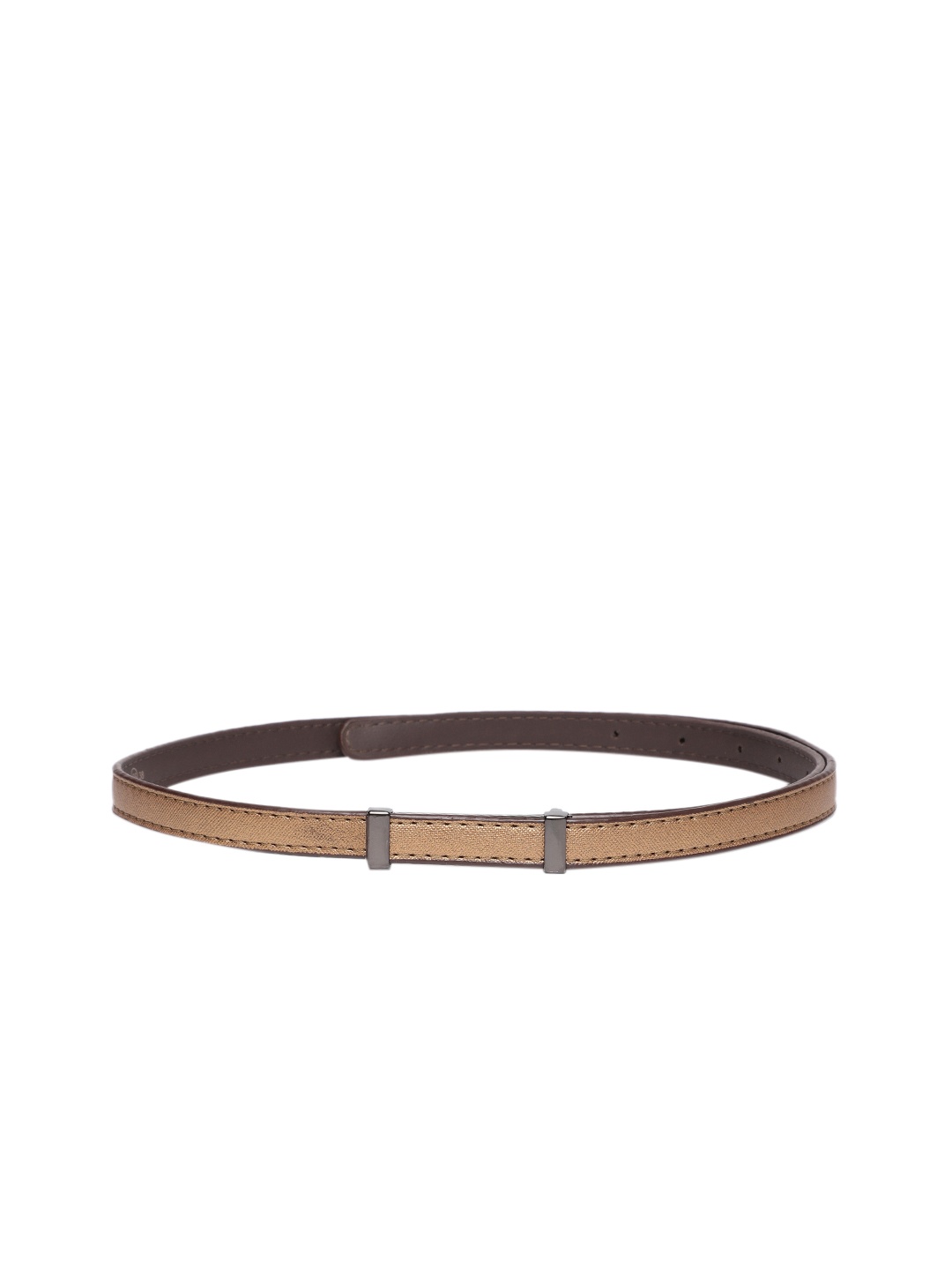 

Baggit Women Textured Slim Belt, Brown