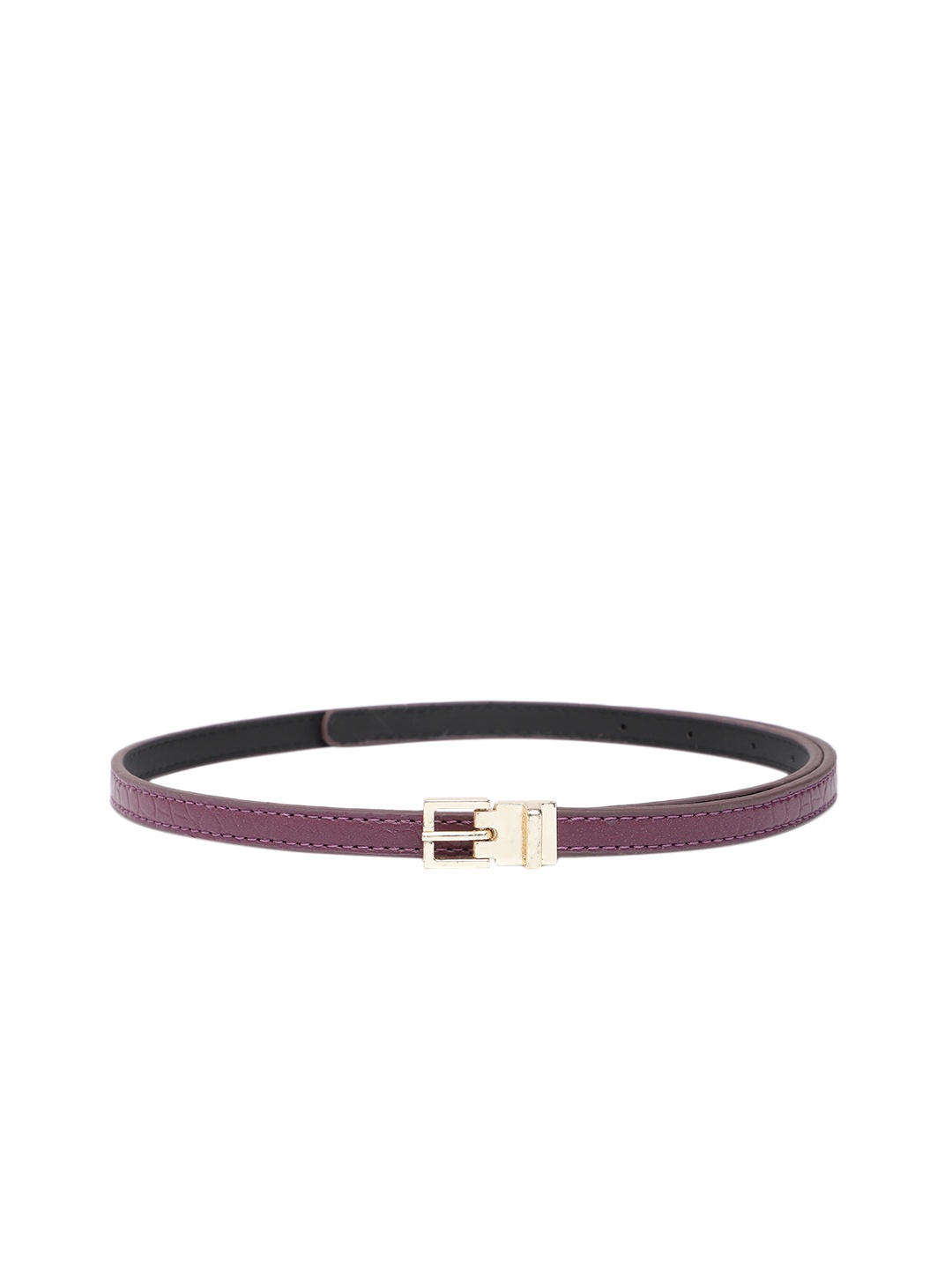 

Baggit Women Textured Belt, Burgundy