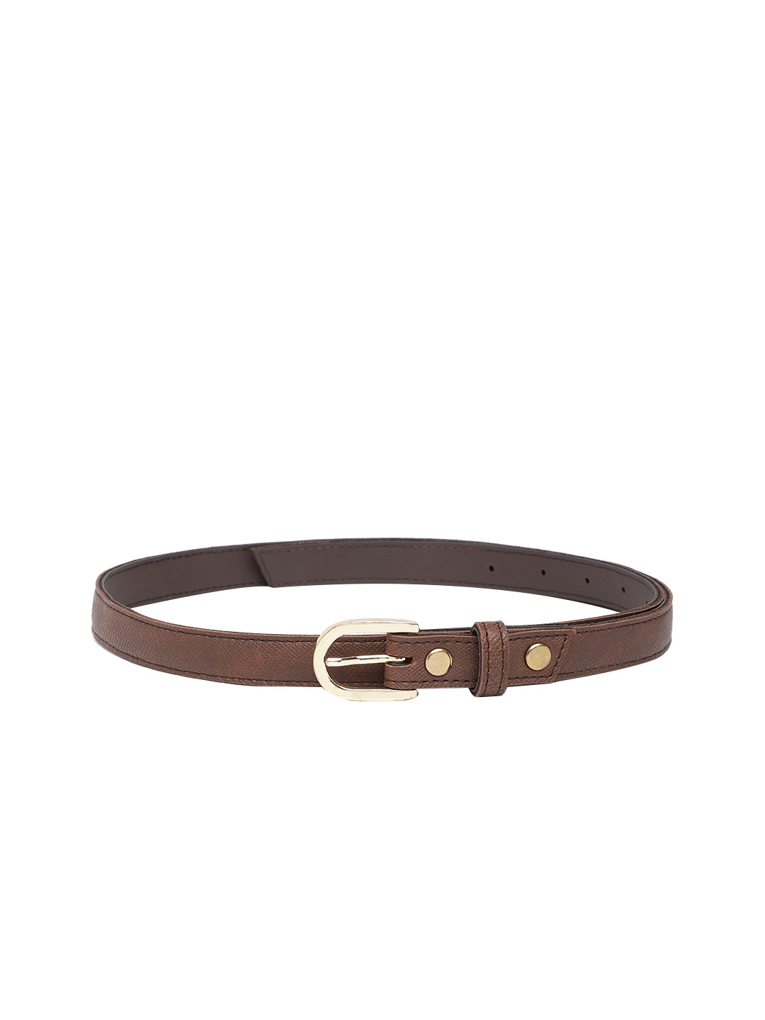 

Baggit Women Textured Slim Belt, Brown