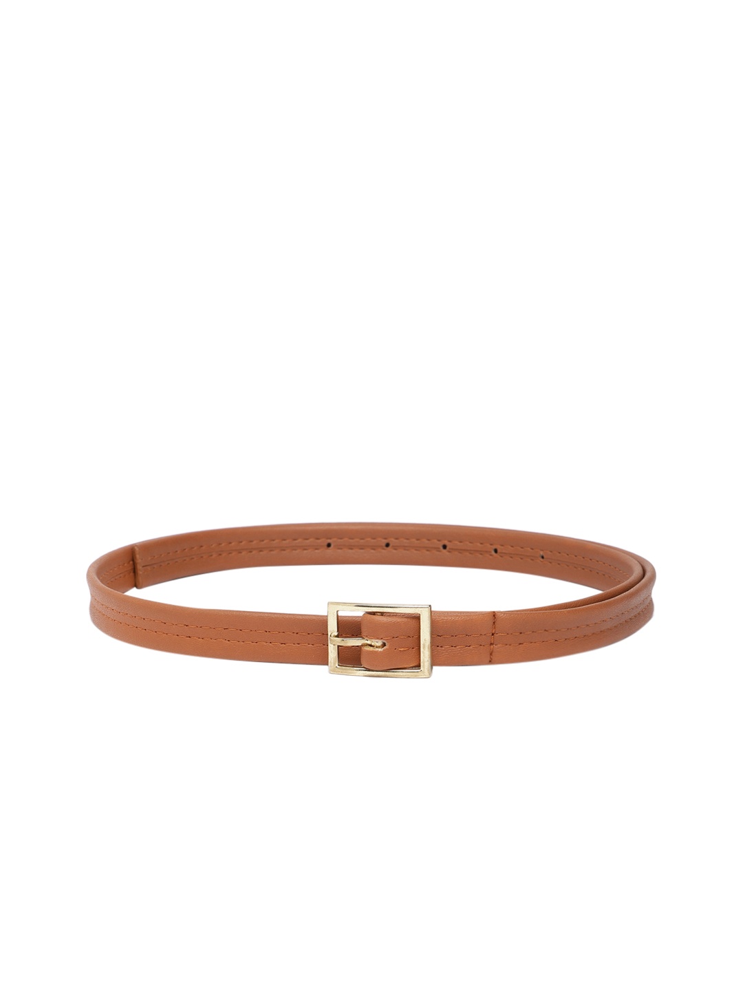 

Baggit Women Solid Slim Belt, Tan