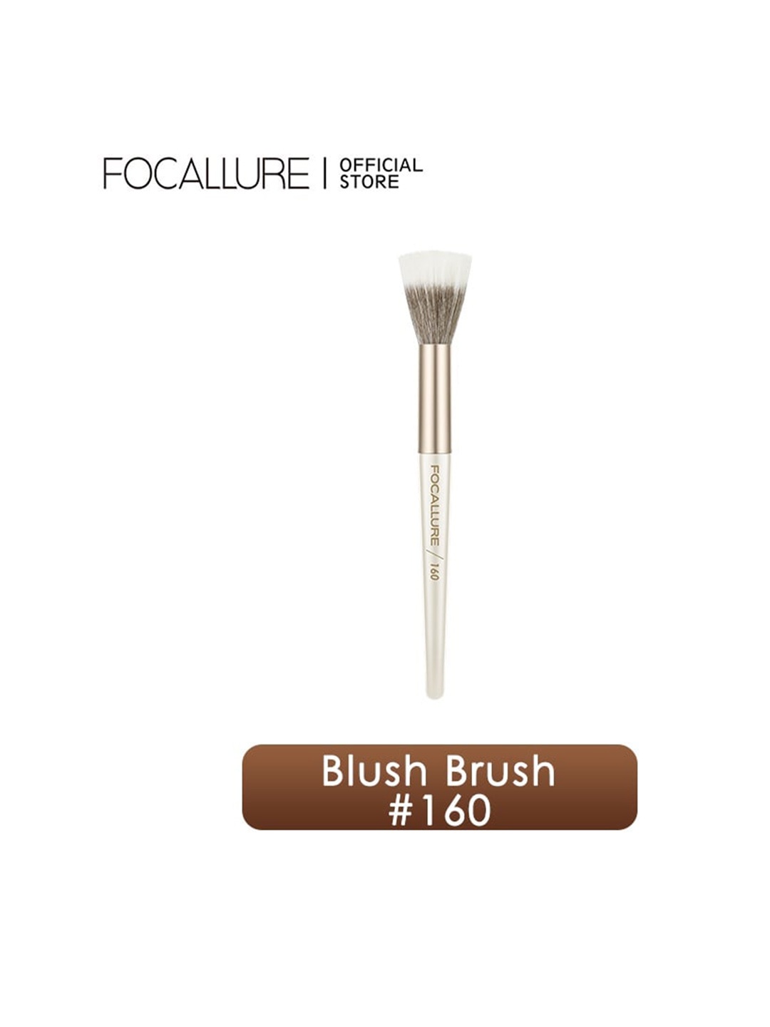 

FOCALLURE Gold-Toned Blush Stippling Brush