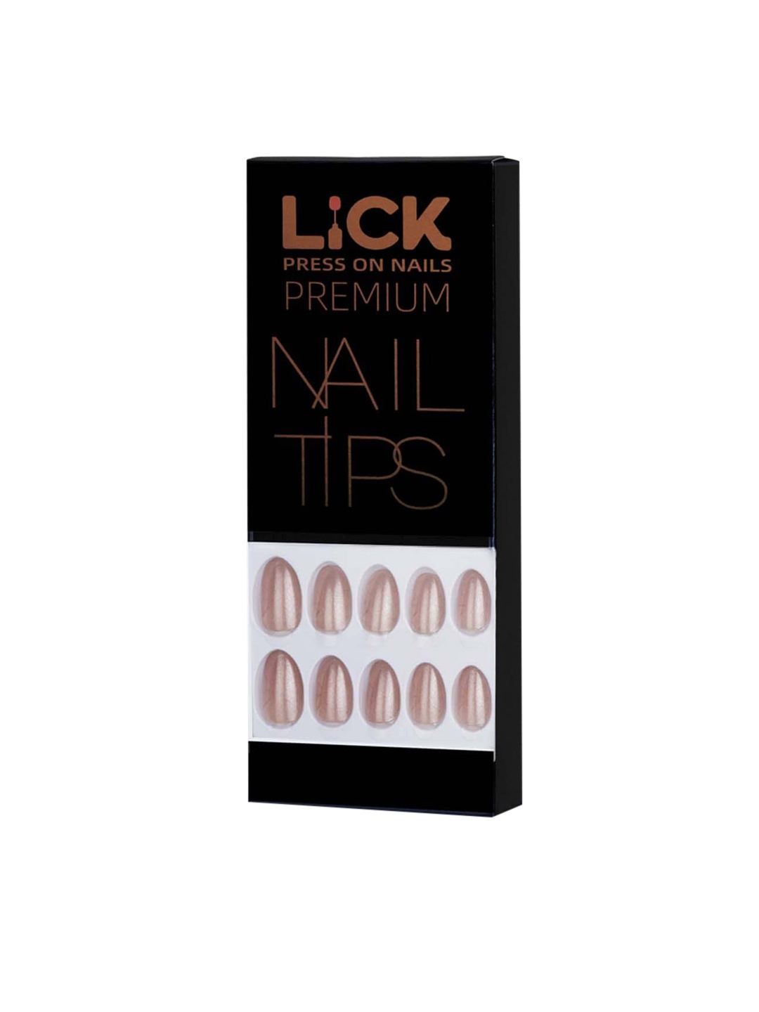 

LICK Set Of 12 Pink Reusable Acrylic Nail Extension