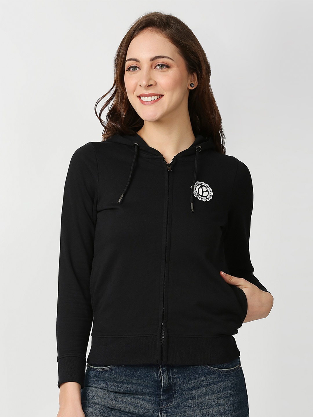 

Pepe Jeans Women Hooded Sweatshirt, Black