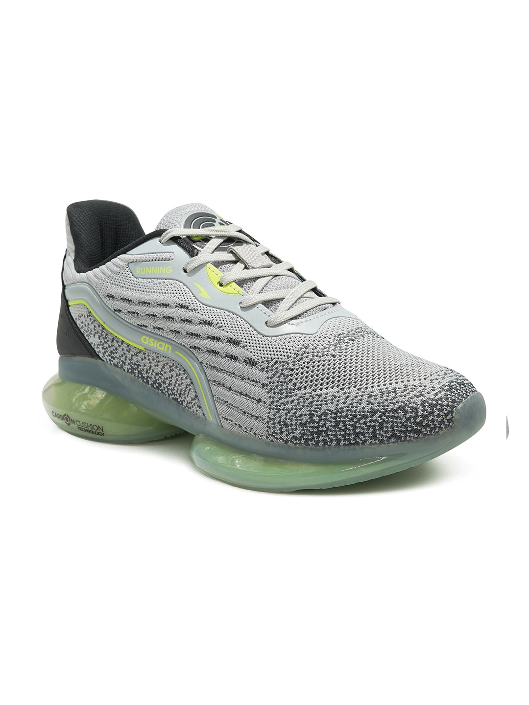 

ASIAN Men Mesh Running Non-Marking Shoes, Grey