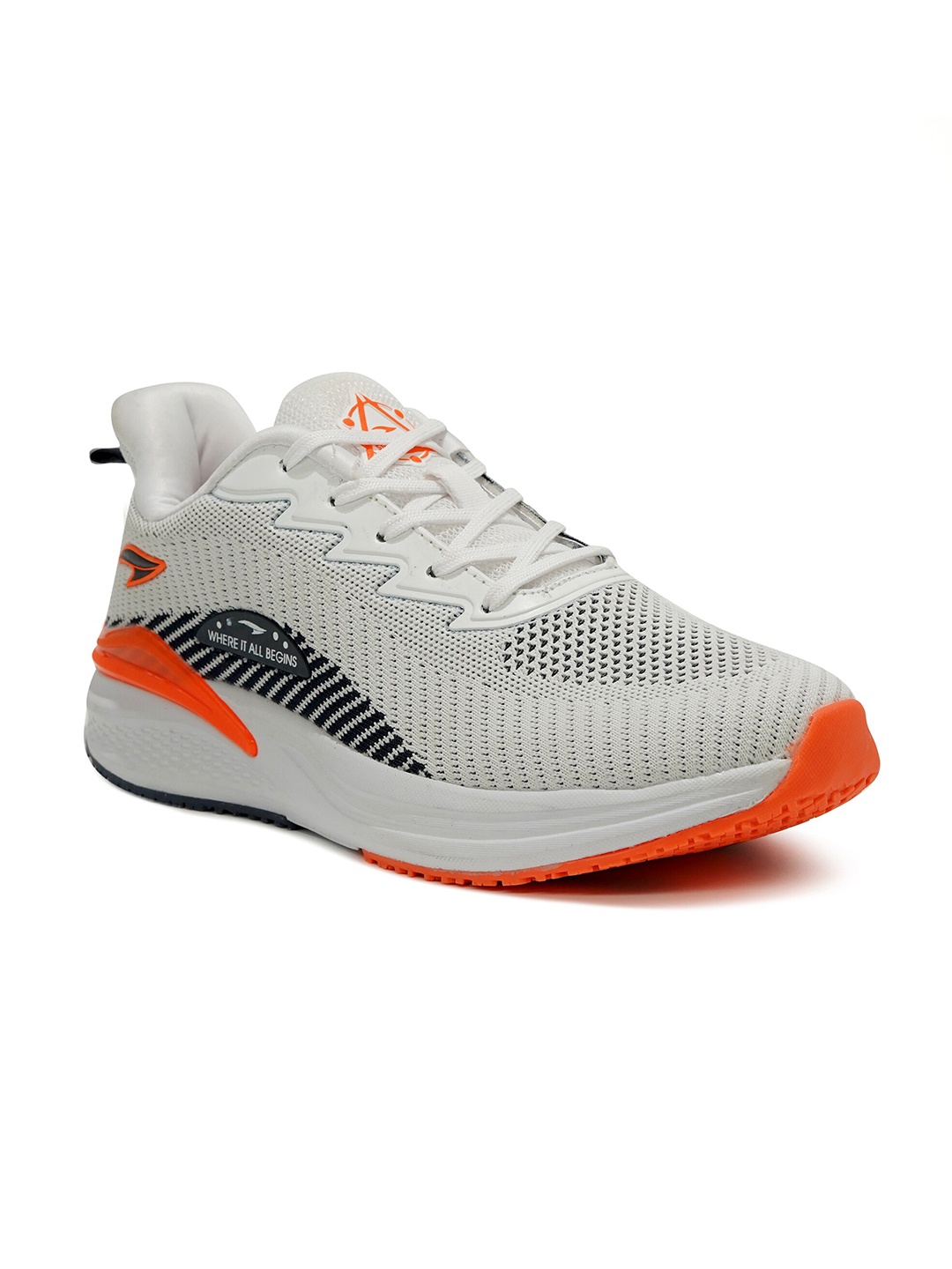 

ASIAN Men Mesh Running Non-Marking Shoes, White