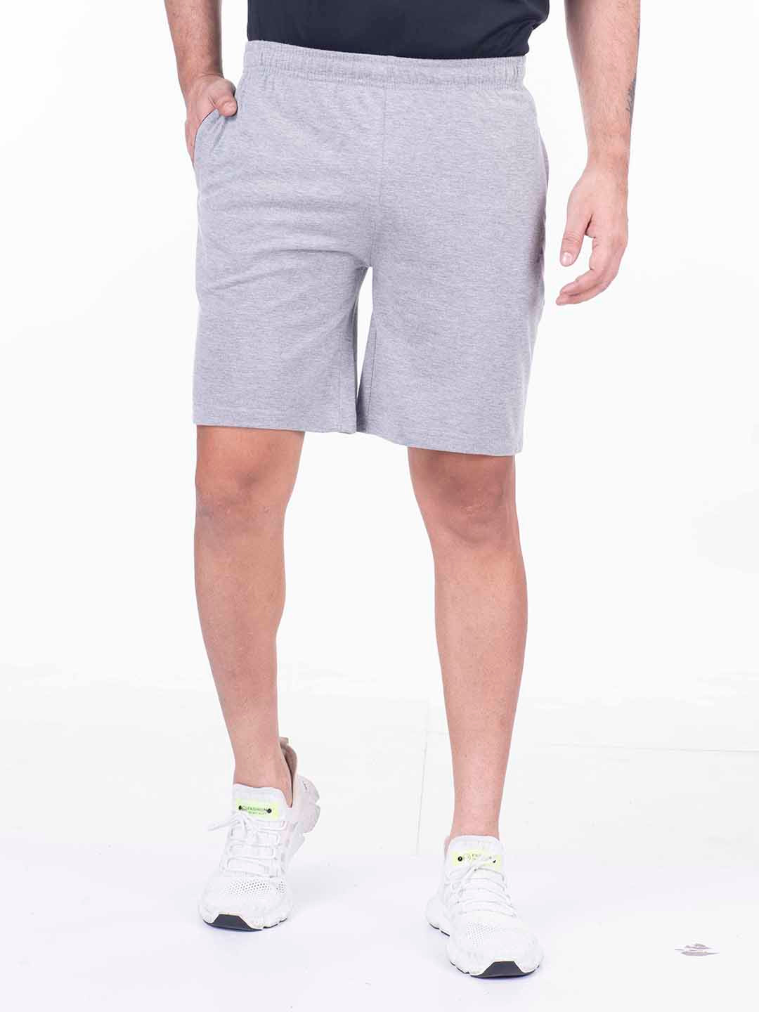 

ACTIMAXX Men Grey Mid Rise Cotton Lounge Short