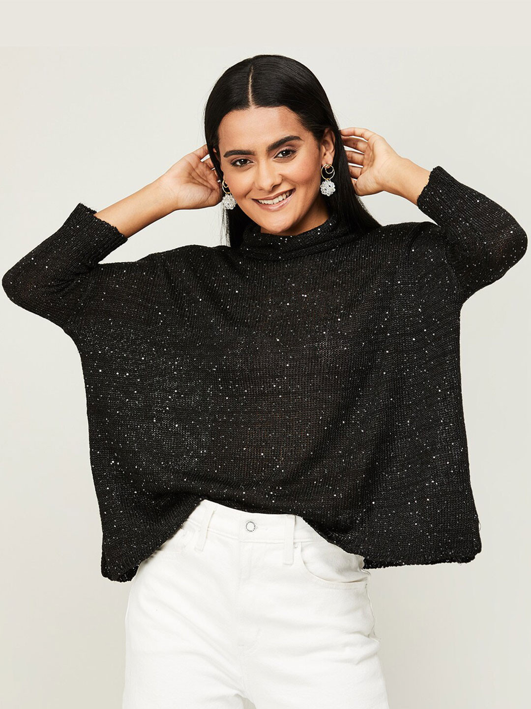 

CODE by Lifestyle Women Black Sweatshirt