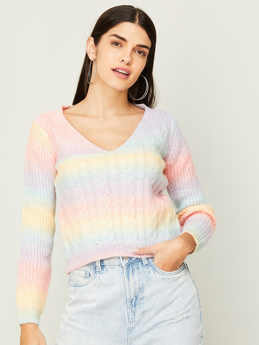 

Ginger by Lifestyle Women Multicoloured Sweatshirt, Multi