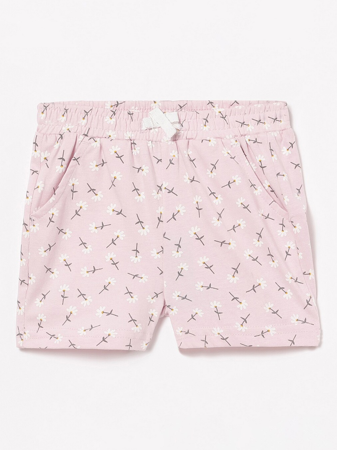 

Juniors by Lifestyle Girls Pink Conversational Printed Shorts