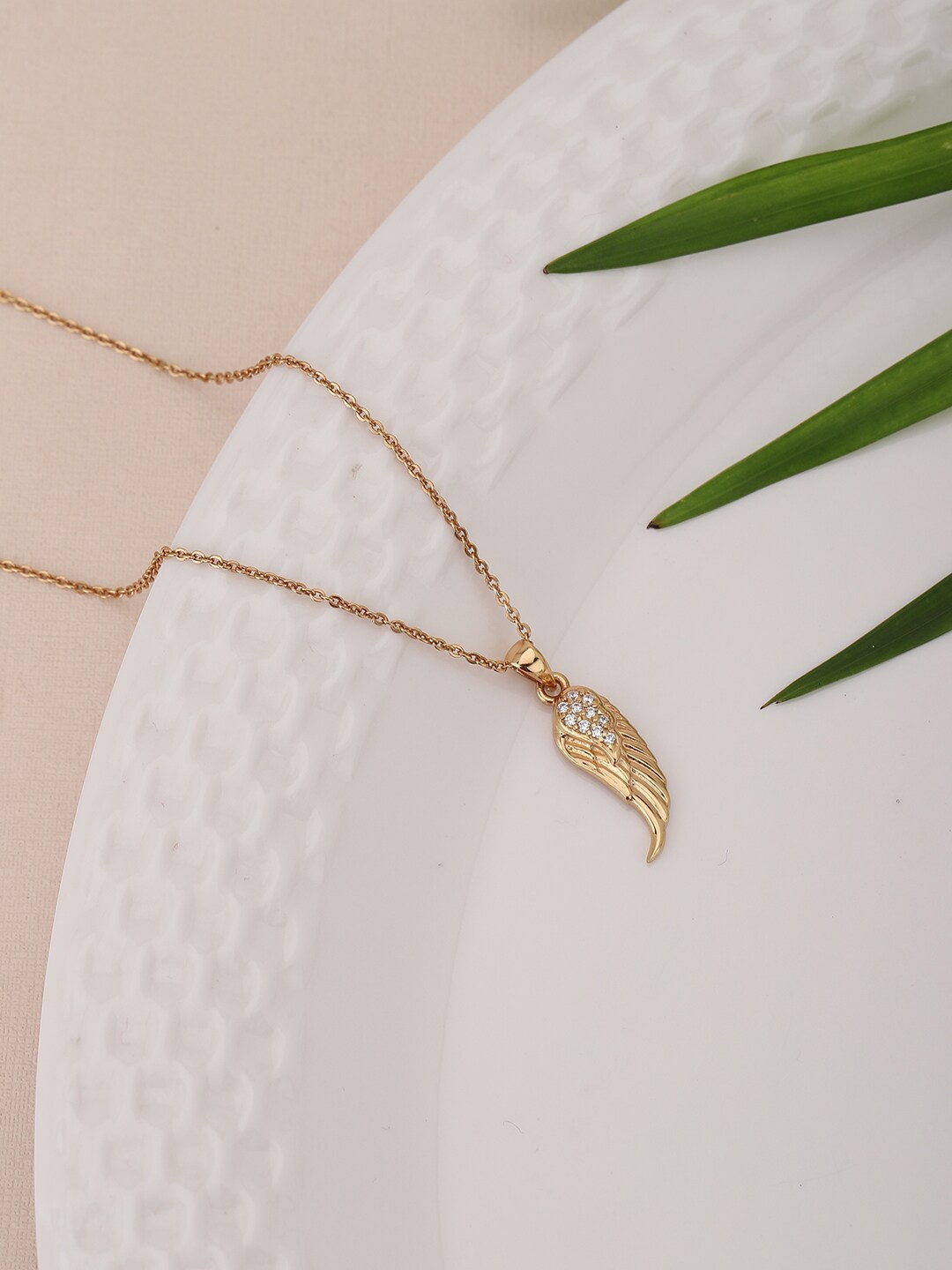 

VANBELLE Rose Gold Sterling Silver Rose Gold-Plated Handcrafted Chain