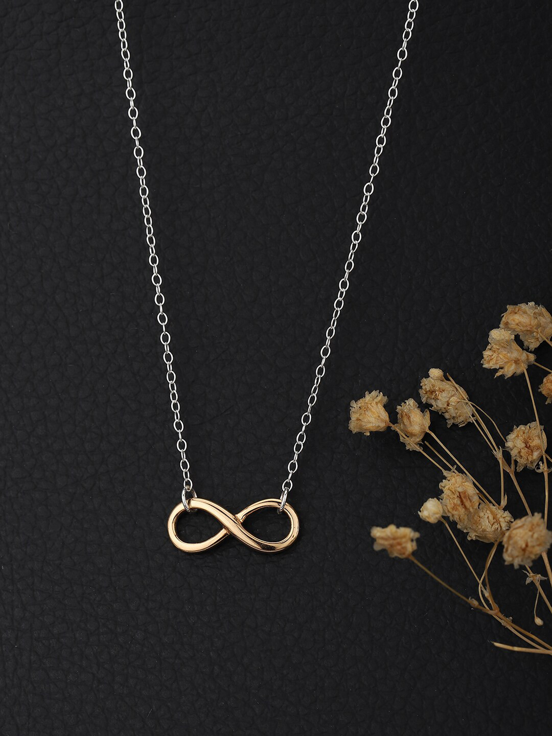 

VANBELLE Rhodium-Plated Silver-Toned & Gold-Toned Sterling Silver Chain