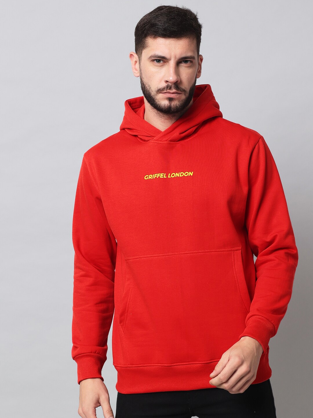 

GRIFFEL Men Maroon Sweatshirt